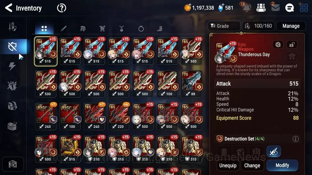 Epic Seven Accounts Global|UnVerif|7 ML(OT Scales,BHwayoung,DLilibet,H image 18