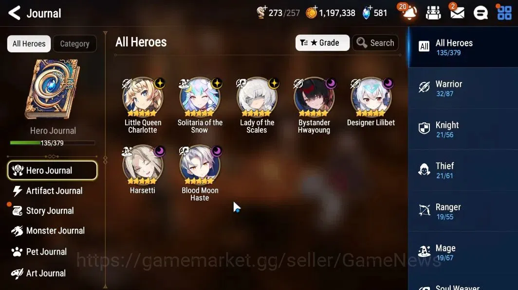 Epic Seven Accounts Global|UnVerif|7 ML(OT Scales,BHwayoung,DLilibet,H image 4