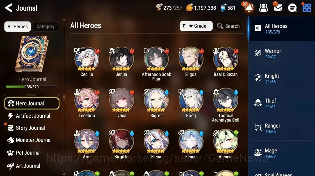 Epic Seven Accounts Global|UnVerif|7 ML(OT Scales,BHwayoung,DLilibet,H image 5