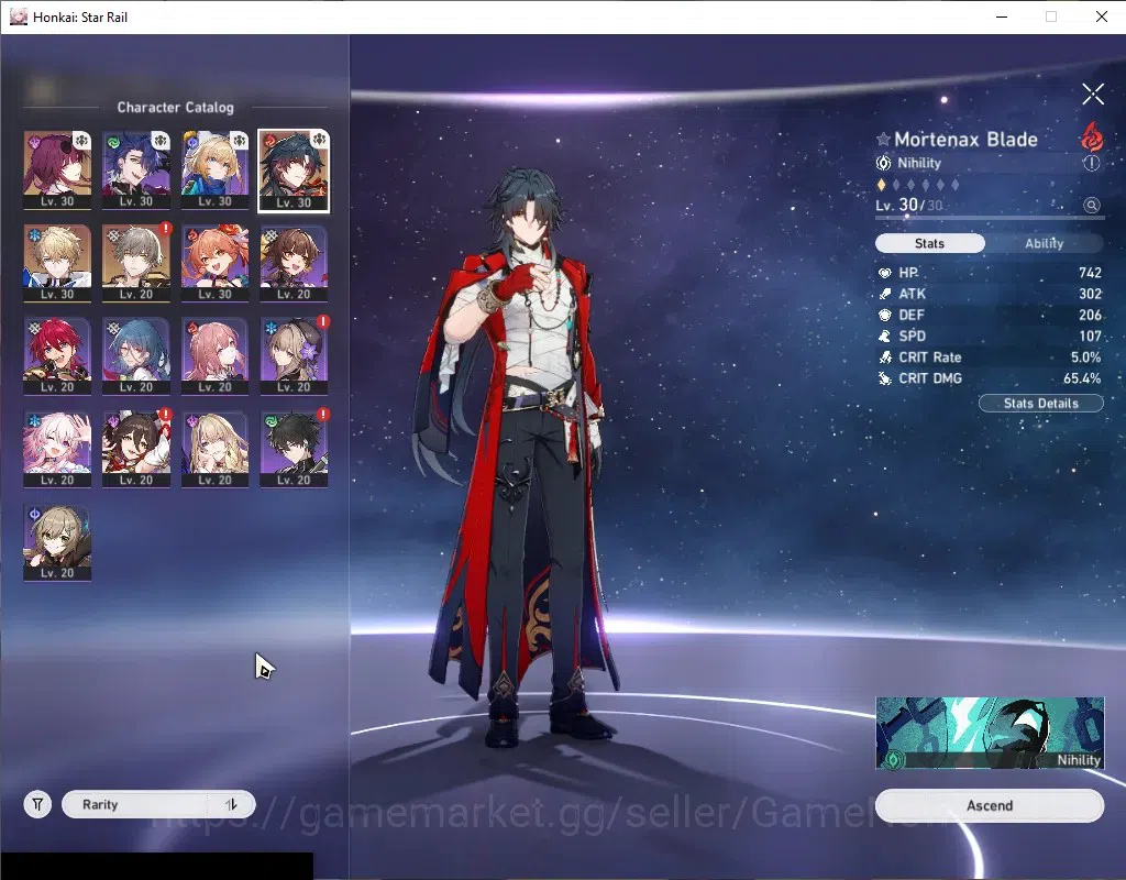 Honkai Star Rail Accounts Asia|TL 20|1 Golden Companion|2 Limited|Mortenax B image 4