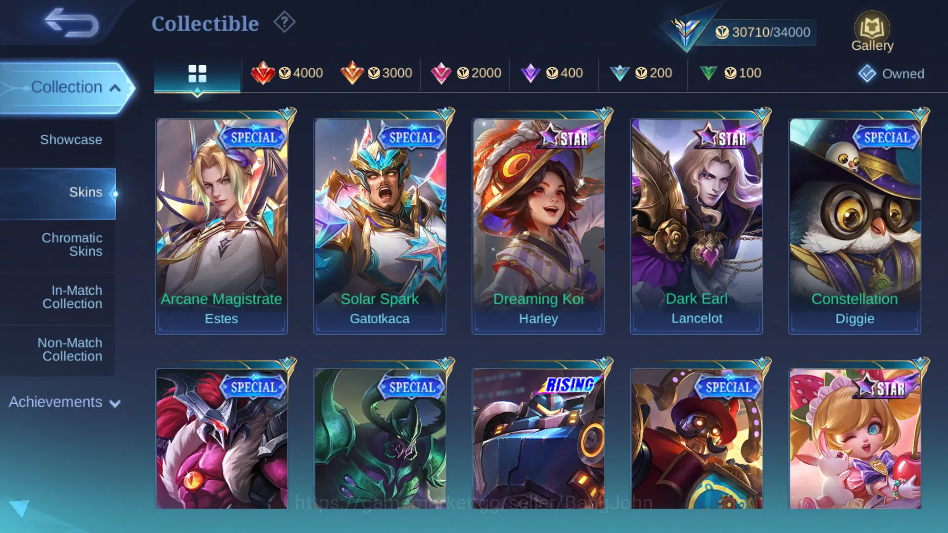 Mobile Legends: Bang Bang Accounts Spec MM | Prime Grangger | Blazing Claude | Dragon image 11