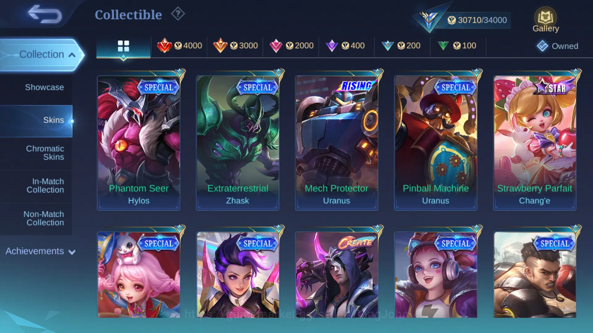 Mobile Legends: Bang Bang Accounts Spec MM | Prime Grangger | Blazing Claude | Dragon image 12