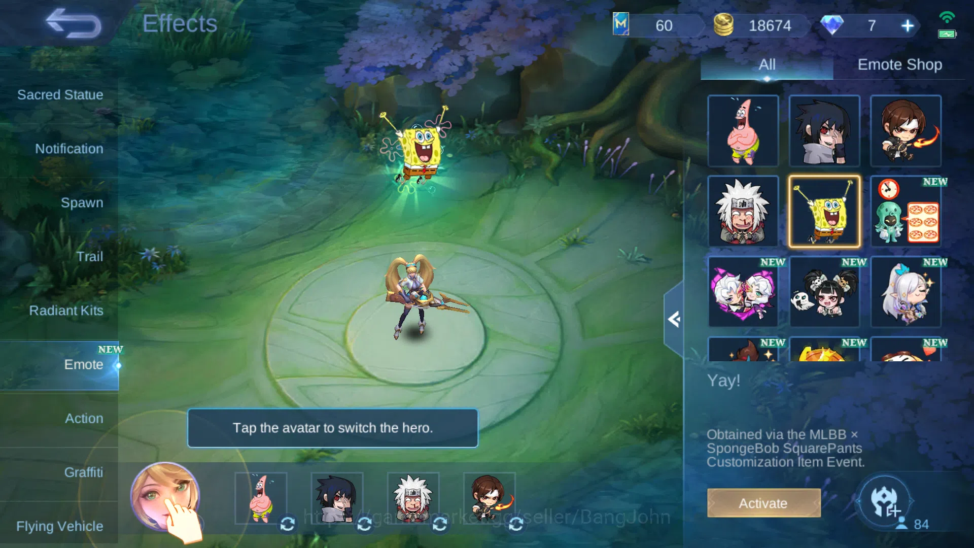 Mobile Legends: Bang Bang Accounts Spec MM | Prime Grangger | Blazing Claude | Dragon image 18