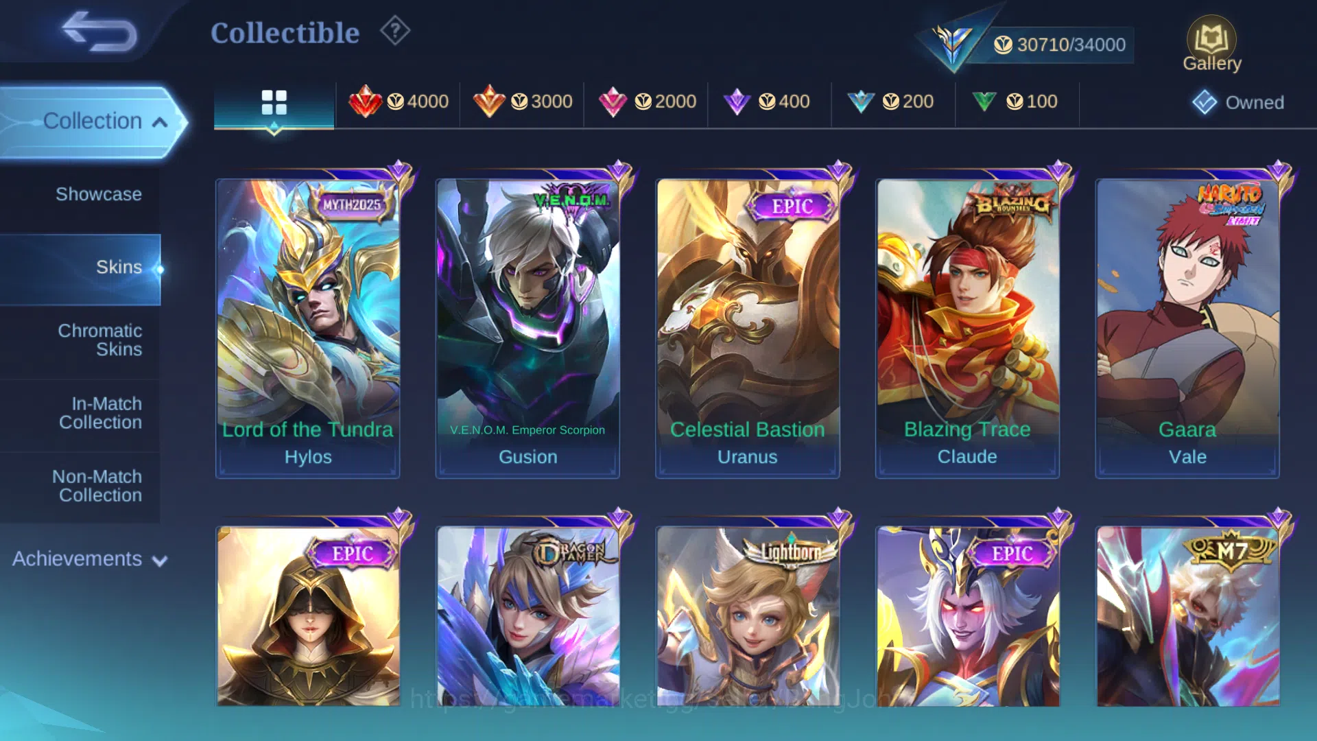 Mobile Legends: Bang Bang Accounts Spec MM | Prime Grangger | Blazing Claude | Dragon image 8