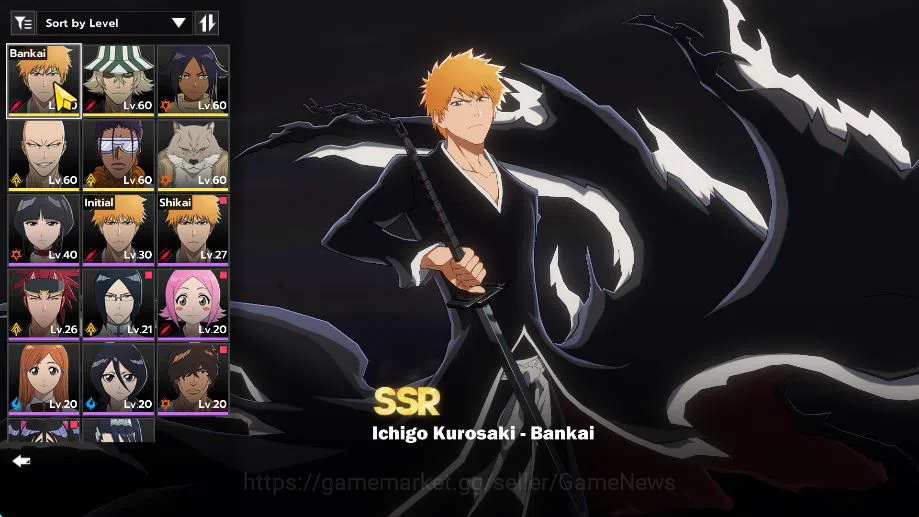 BLEACH: Soul Resonance Accounts [Nuverse SEA Server]|Lv40|7 SSR[Urahara+Sign,Ichig image 14