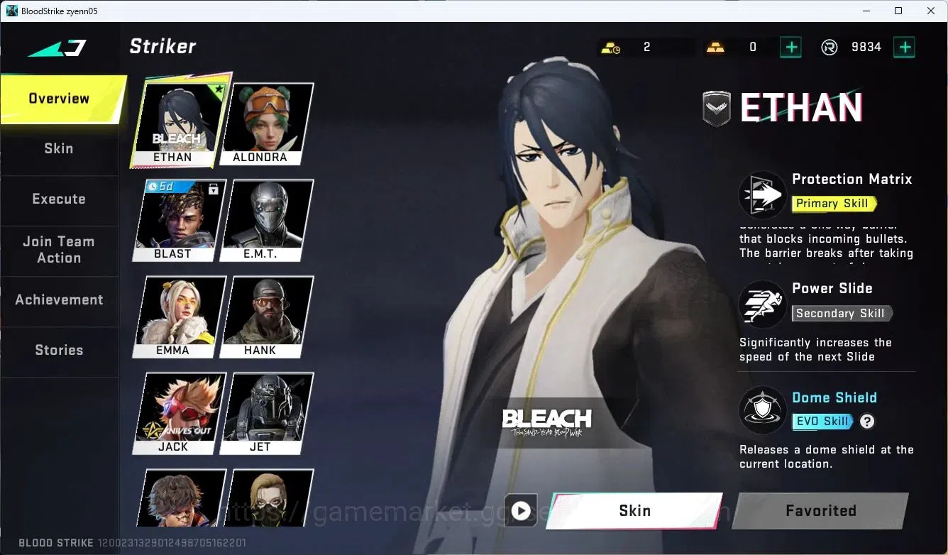 Blood Strike Accounts ASIA| EVO BLEACH ETHAN|4 7DS|1 AOT|7 Ultra Striker image 2