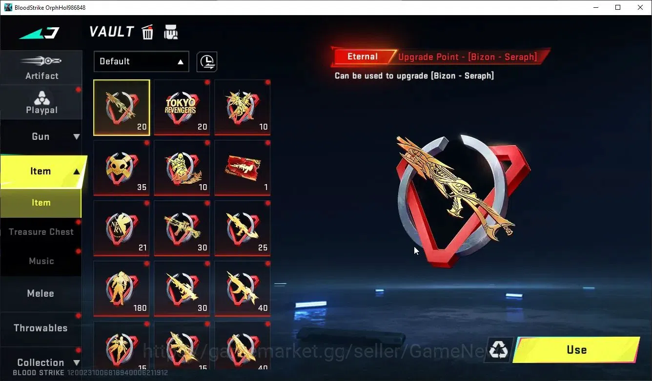 Blood Strike Accounts ASIA|ULTRA MELEE TalonKnife-Sanctum+COLLAB BLEACH  image 17
