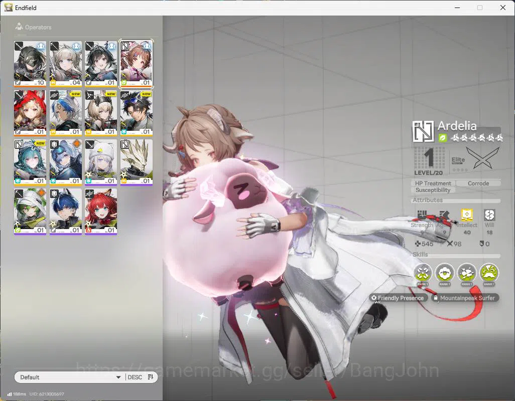 Arknights: Endfield Accounts NA/EU | Starter Rossi, Ardelia sign, WP 6s 1 more image 5