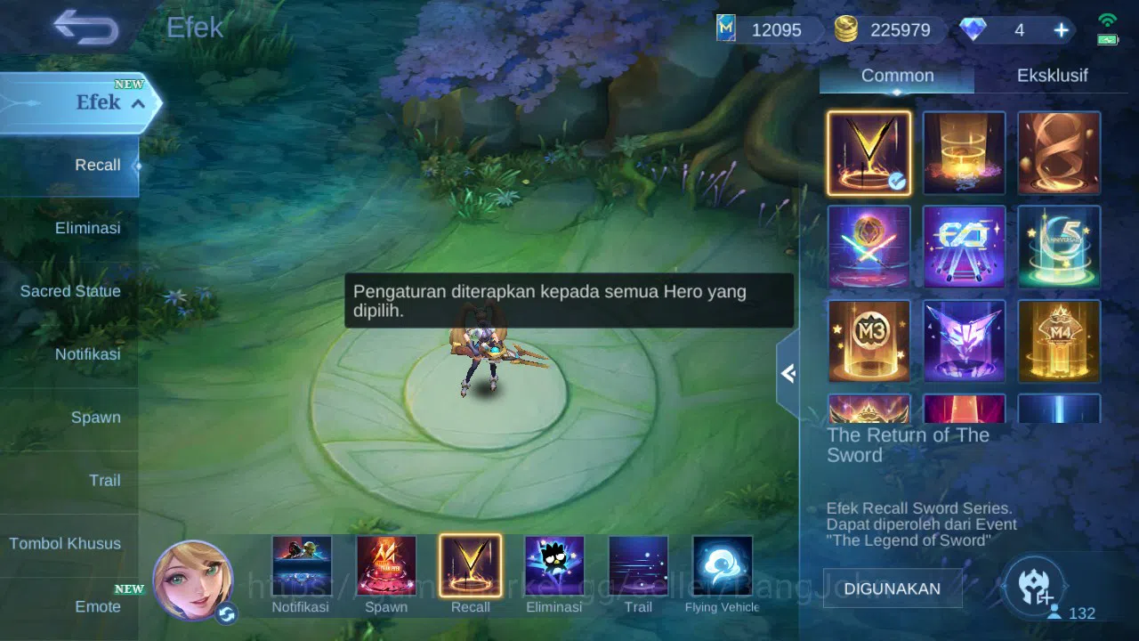 Mobile Legends: Bang Bang Accounts GLOBAL Hero 132 Skin 197 CC Nata | Dtamer Masha |  image 12