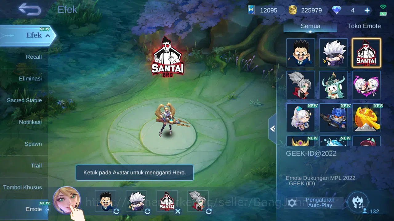 Mobile Legends: Bang Bang Accounts GLOBAL Hero 132 Skin 197 CC Nata | Dtamer Masha |  image 13