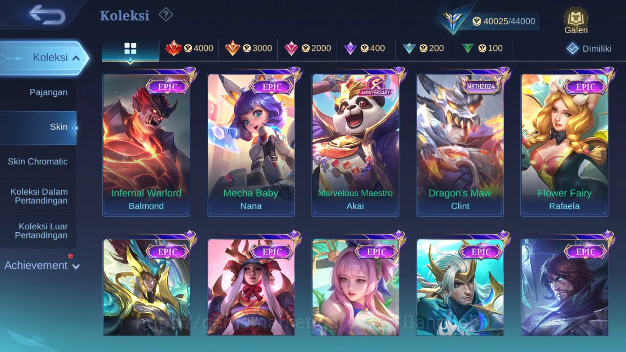 Mobile Legends: Bang Bang Accounts GLOBAL Hero 132 Skin 197 CC Nata | Dtamer Masha |  image 2