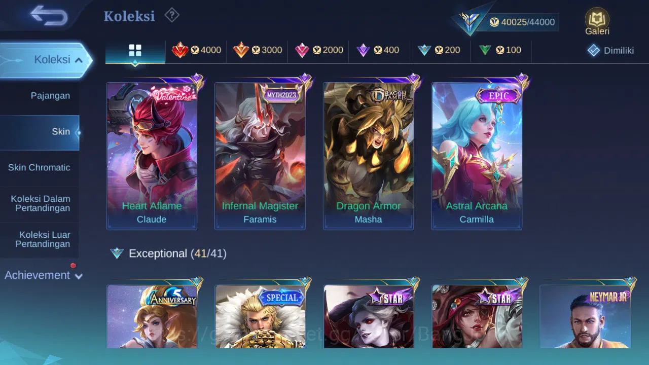 Mobile Legends: Bang Bang Accounts GLOBAL Hero 132 Skin 197 CC Nata | Dtamer Masha |  image 5