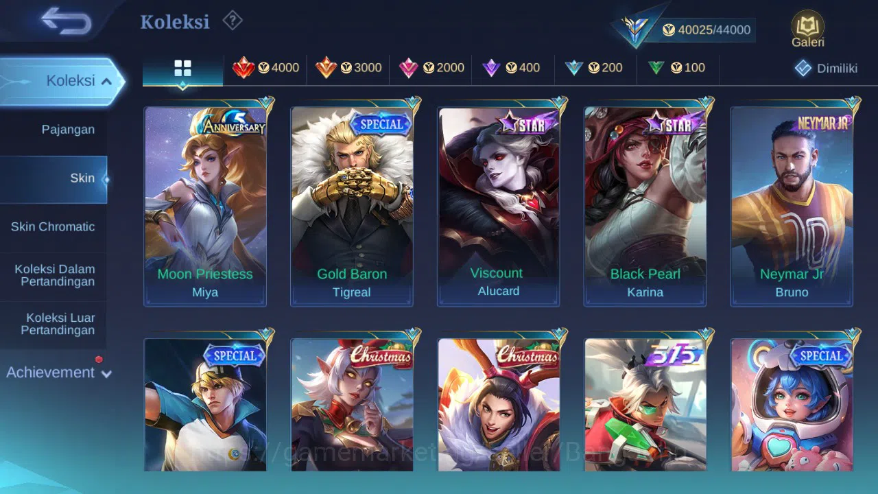 Mobile Legends: Bang Bang Accounts GLOBAL Hero 132 Skin 197 CC Nata | Dtamer Masha |  image 6