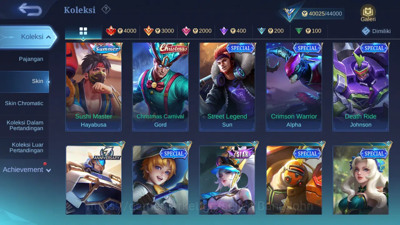 Mobile Legends: Bang Bang Accounts GLOBAL Hero 132 Skin 197 CC Nata | Dtamer Masha |  image 7