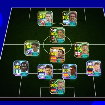 eFootball Accounts Legends & Iconic Players COLECTIVE 3209+ | BIGTIME RODRI x L SUAREZ x RUI COSTA x G BATISTUTA,READY TO