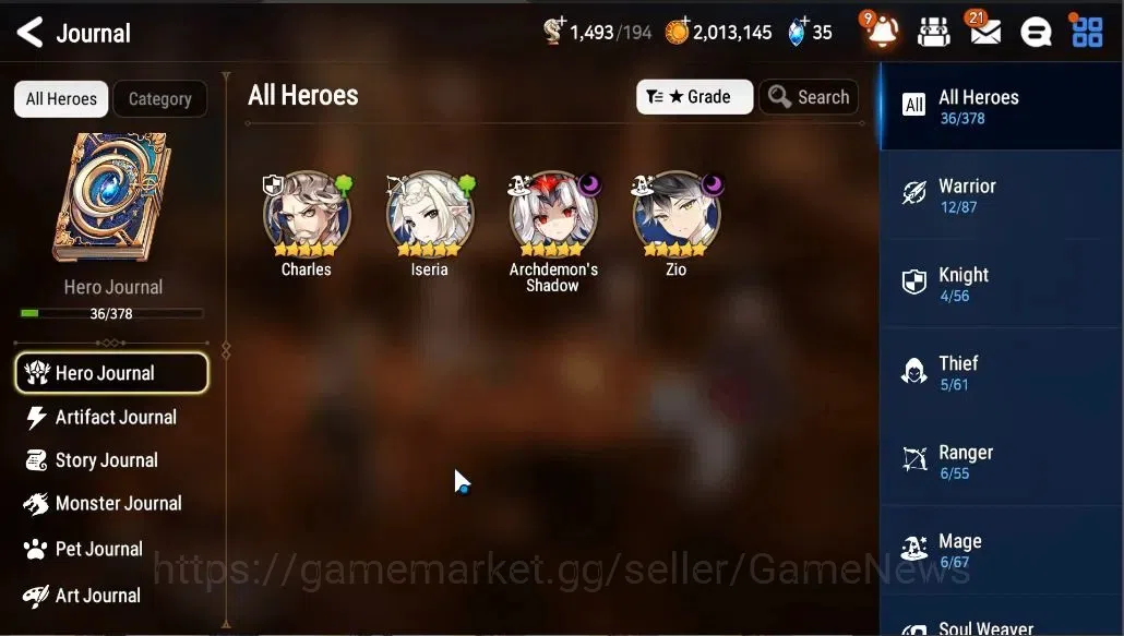 Epic Seven Accounts GLOBAL UNVERIF|Starter|5 ML (AShadow, Zio)+ Iseria image 5