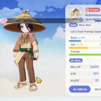 Ragnarok: The New World Accounts Sv Eddga |Unverif|Lvl 64 Knight|Atk 857, Def 269, Max HP 26K|3 SSR Pet (Dusk T2, Miya T1