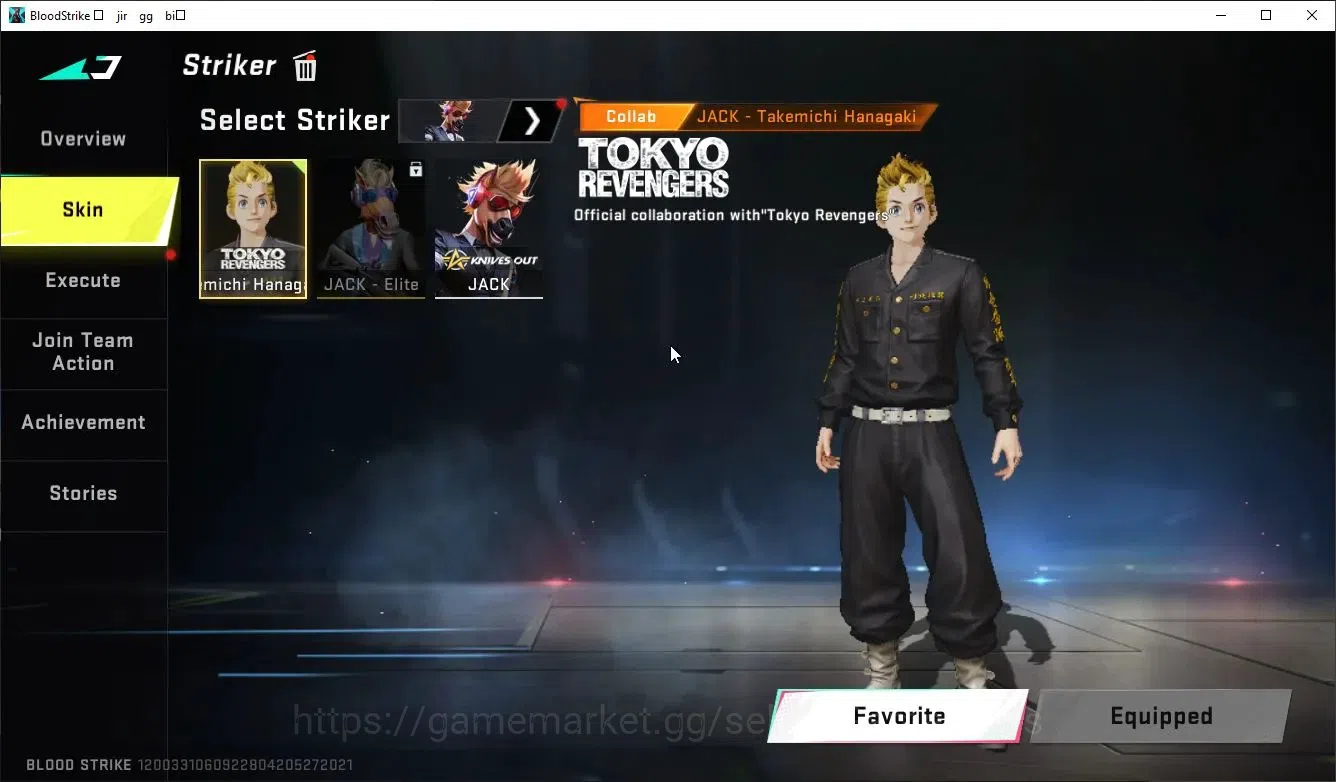Blood Strike Accounts ASIA| Collab Tokyo Revengers Jack-Takamichi Hanaga image 3