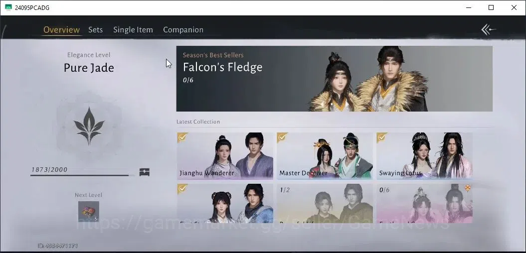 Where Winds Meet Accounts GLOBAL|Lv 15|2 Harmonic Core|4264 GS|Jianghu Wanderer,Peaceful Life,Veilstride,Lanternlit,Anthem 13
