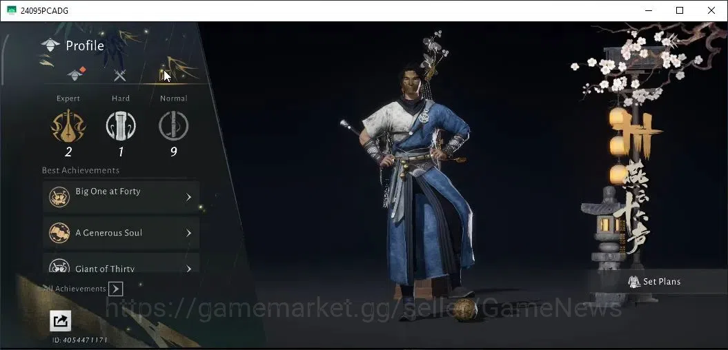 Where Winds Meet Accounts GLOBAL|Lv 15|2 Harmonic Core|4264 GS|Jianghu Wanderer,Peaceful Life,Veilstride,Lanternlit,Anthem 5