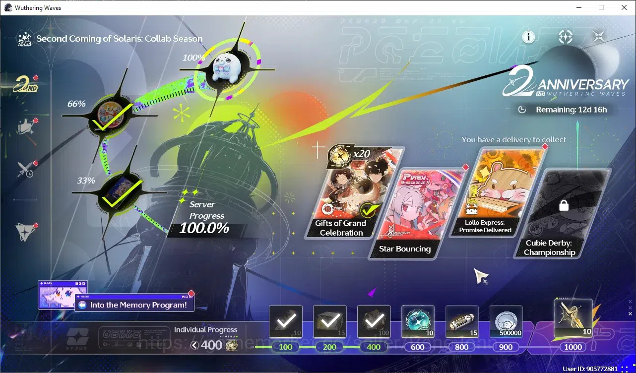 Wuthering Waves Accounts Starter SEA|UL 20 | Rank 1 | Starter | 4 Limit | Lynae L40, Sigrika, Encore, Denia | 8 Radiant 3