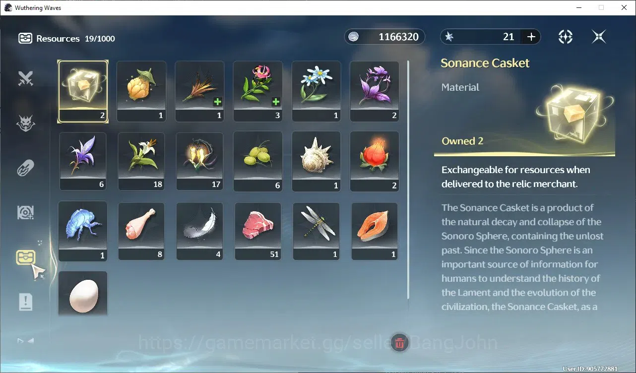 Wuthering Waves Accounts Starter SEA|UL 20 | Rank 1 | Starter | 4 Limit | Lynae L40, Sigrika, Encore, Denia | 8 Radiant 9