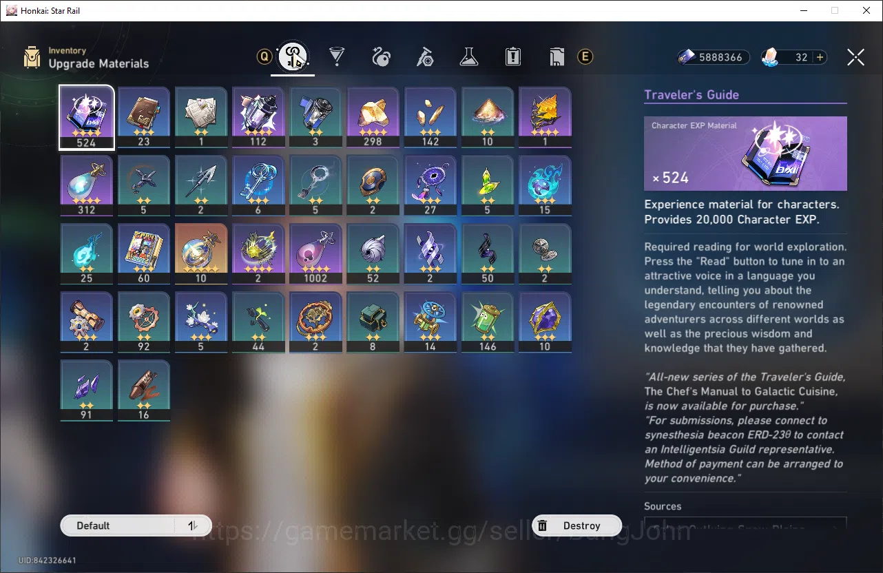 Honkai Star Rail Accounts ASIA | TL 38 | DoT team | kafka, hysilens, black s image 4