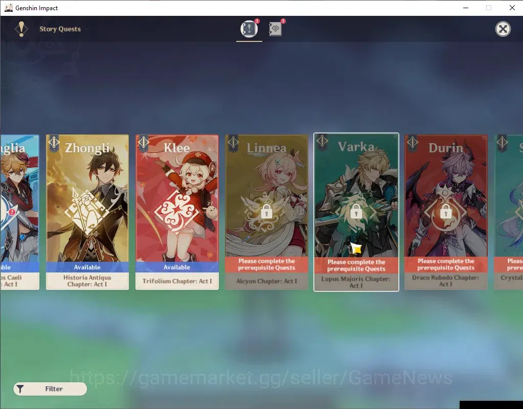 Genshin Impact Accounts Asia|AR 49|3 Limited + 2 (*5 Weapon)|Nefer,Durin,Y image 14