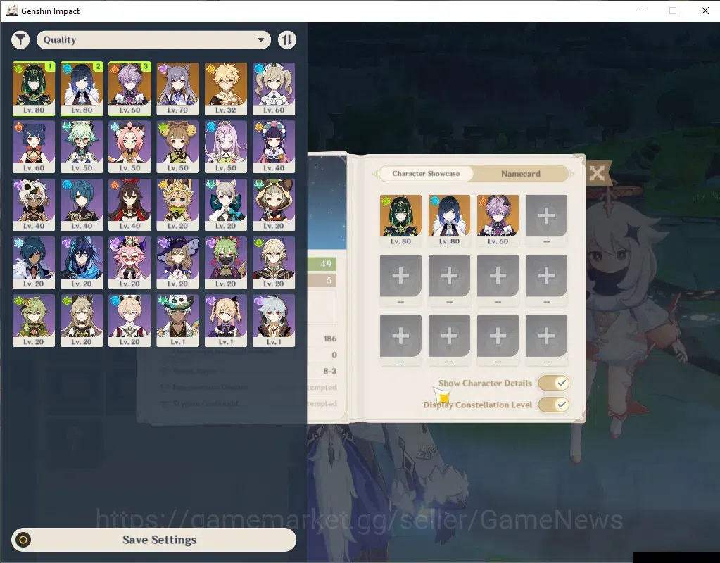 Genshin Impact Accounts Asia|AR 49|3 Limited + 2 (*5 Weapon)|Nefer,Durin,Y image 2