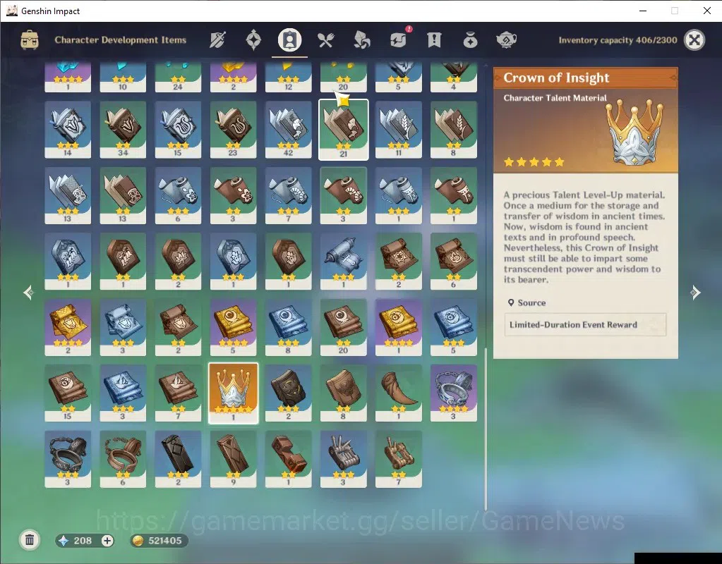 Genshin Impact Accounts Asia|AR 49|3 Limited + 2 (*5 Weapon)|Nefer,Durin,Y image 6