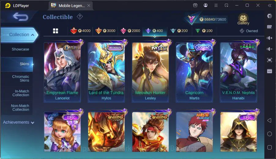 Mobile Legends: Bang Bang Accounts GLOBAL|Hero 114|Skin 267|Prime Granger,Kof Karina, image 15