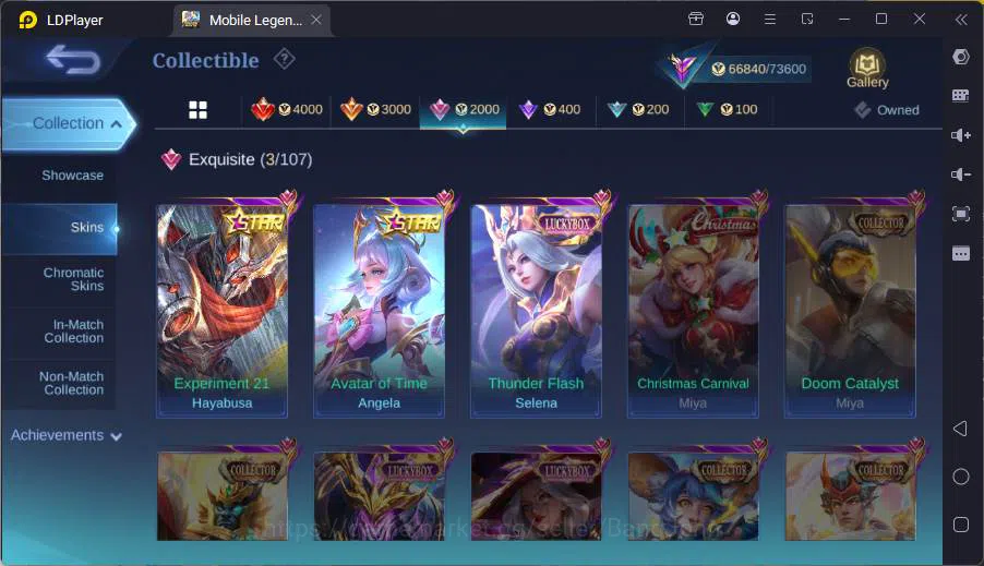 Mobile Legends: Bang Bang Accounts GLOBAL|Hero 114|Skin 267|Prime Granger,Kof Karina, image 18
