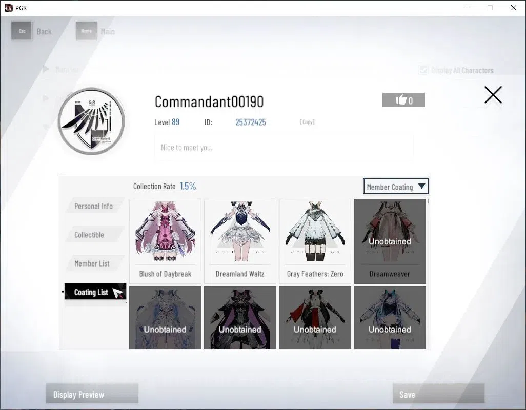 Punishing: Gray Raven Accounts Asia|Lv 89|52,3K BC+19,1K YC+9,8K BlueC|SSS Daybre image 14