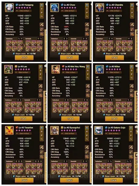 Summoners War: Sky Arena Accounts ASIA ENDGAME|4LD LIMITED EIVOR LIGHT X DEVARAJA X  image 12
