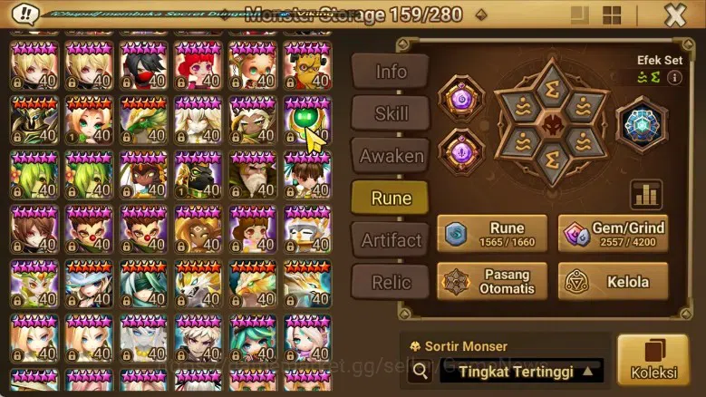 Summoners War: Sky Arena Accounts ASIA ENDGAME|4LD LIMITED EIVOR LIGHT X DEVARAJA X  image 15