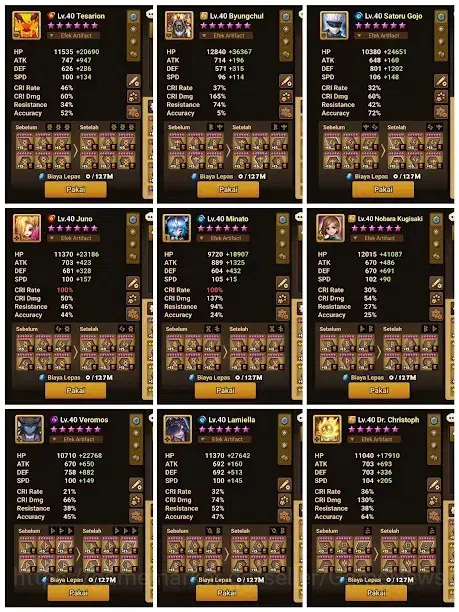 Summoners War: Sky Arena Accounts ASIA ENDGAME|4LD LIMITED EIVOR LIGHT X DEVARAJA X  image 20