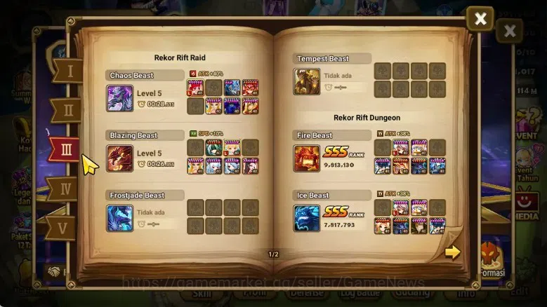 Summoners War: Sky Arena Accounts ASIA ENDGAME|4LD LIMITED EIVOR LIGHT X DEVARAJA X  image 5