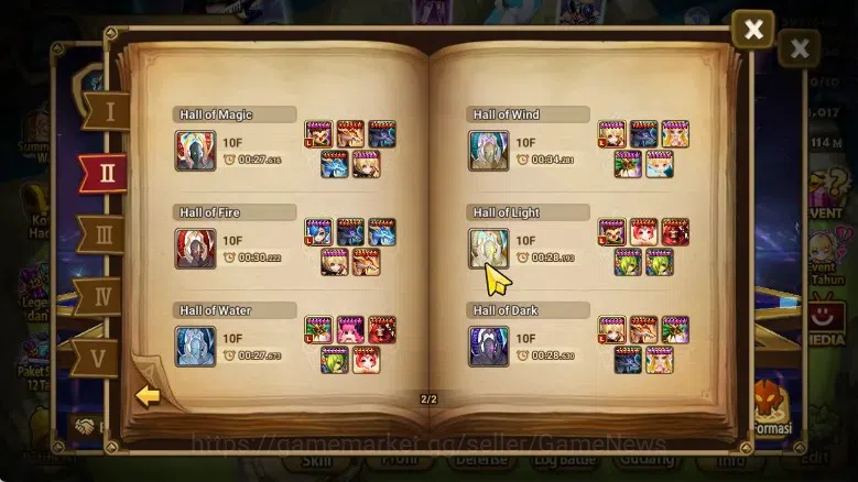 Summoners War: Sky Arena Accounts ASIA ENDGAME|4LD LIMITED EIVOR LIGHT X DEVARAJA X  image 6