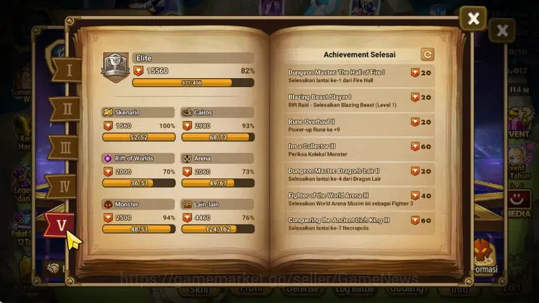 Summoners War: Sky Arena Accounts ASIA ENDGAME|4LD LIMITED EIVOR LIGHT X DEVARAJA X  image 8