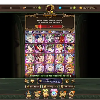 The Seven Deadly Sins: Grand Cross Accounts Others Global|5M CC|6 LR,13