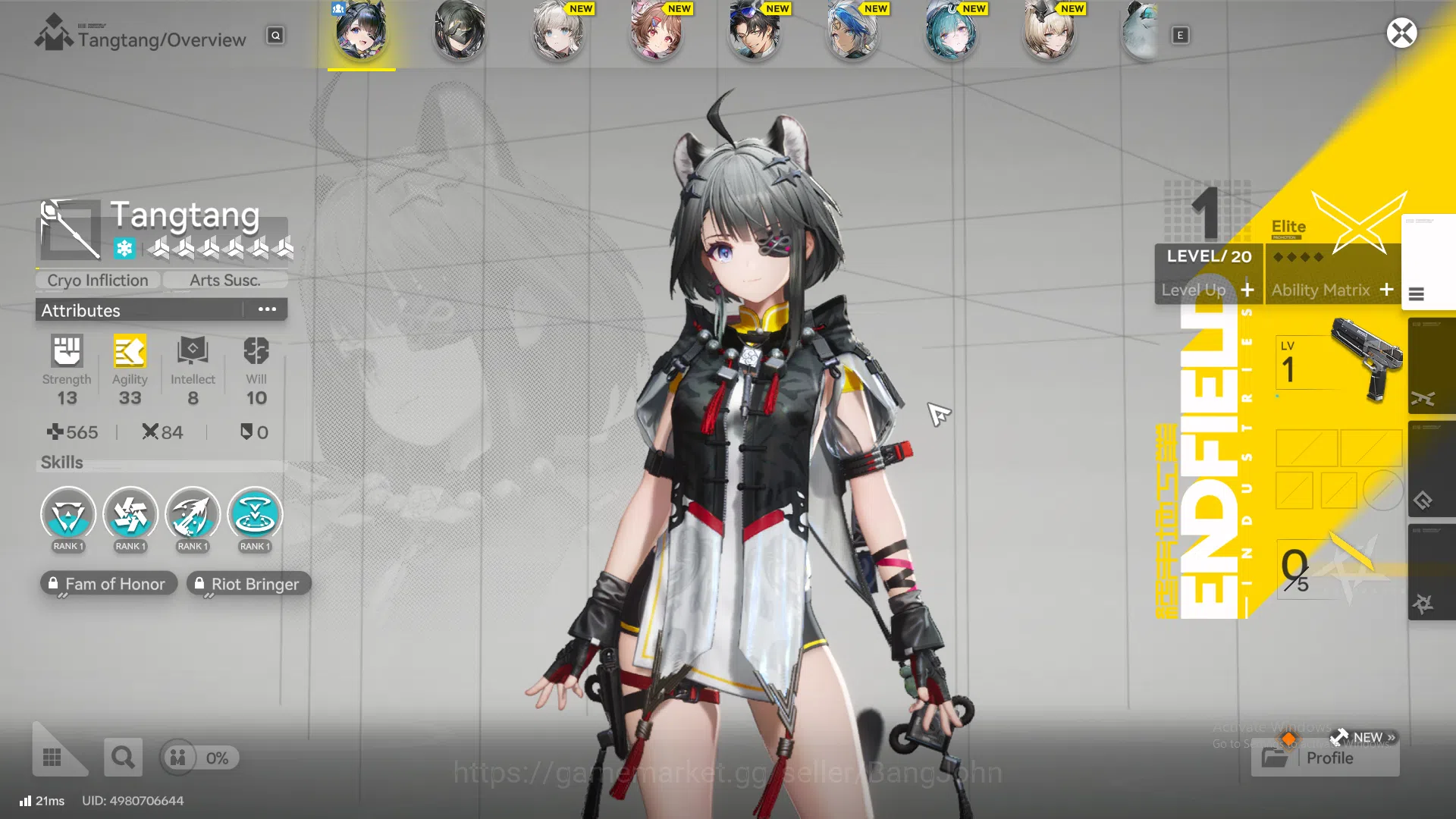 Arknights: Endfield Accounts NA EU | ASIA Starter | NA EU Limit Zhuang Fangyi | image 3