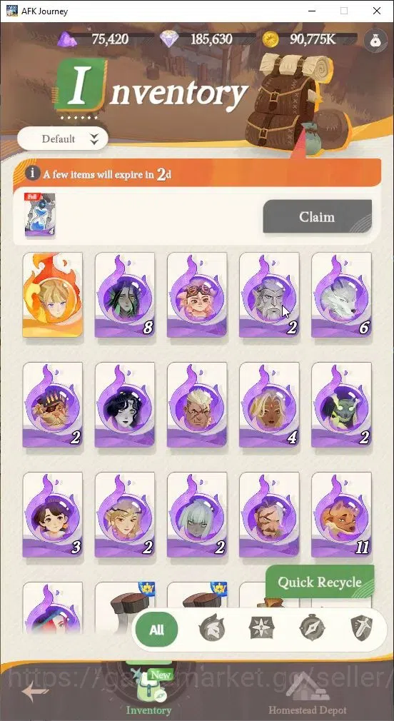 AFK Journey Accounts GLOBAL|Collab DungeonMeshi|3 S+(Daimon,Aurora)|2 Supreme(Galahad)|6 Myth(Marcille)|4 17