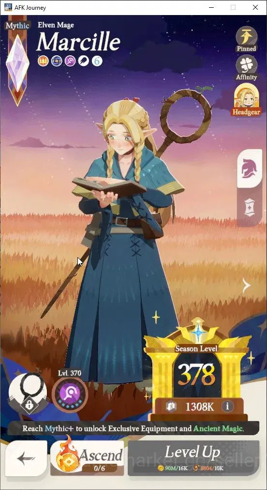 AFK Journey Accounts GLOBAL|Collab DungeonMeshi|3 S+(Daimon,Aurora)|2 Supreme(Galahad)|6 Myth(Marcille)|4 5