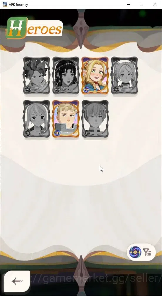 AFK Journey Accounts GLOBAL|Collab DungeonMeshi|3 S+(Daimon,Aurora)|2 Supreme(Galahad)|6 Myth(Marcille)|4 7