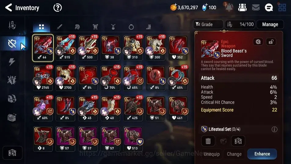 Epic Seven Accounts GLOBAL Unverif|New Era|2 ML(Rhianna&Luciella,Maid image 9