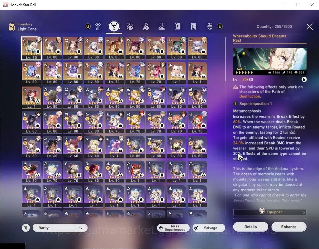 Honkai Star Rail Accounts Asia|TL 70|2 PremTeam|28 Limited|(Firefly,Robin,Fu image 9