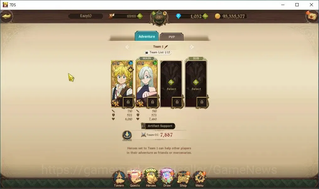 The Seven Deadly Sins: Grand Cross Accounts Global | 1,032 Dm | Chapter 1 | 300K CC | 1 UR | D image 5