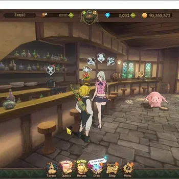 The Seven Deadly Sins: Grand Cross Accounts Starter Global | 1,032 Dm | Chapter 1 | 300K CC | 1 UR | Demon King Meliodas