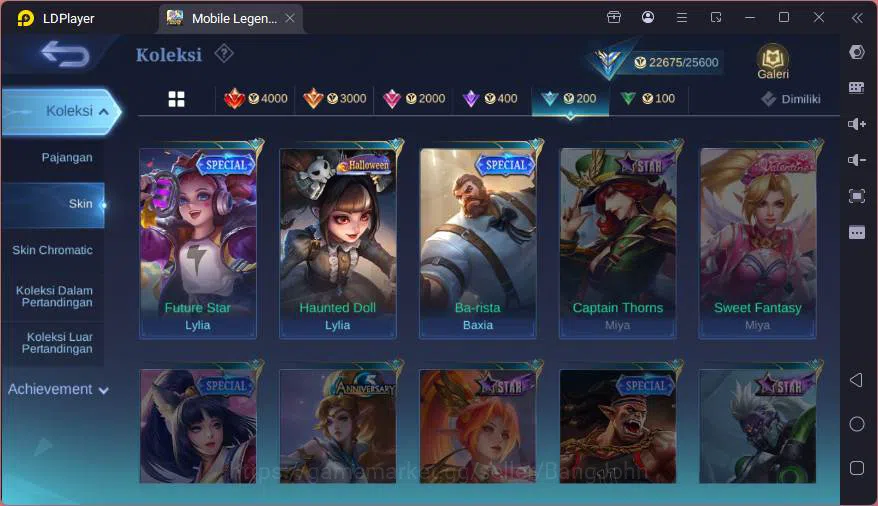Mobile Legends: Bang Bang Accounts GLOBAL|Hero 68|Skin 103|Kof Karina,Covent Lylia,My image 11