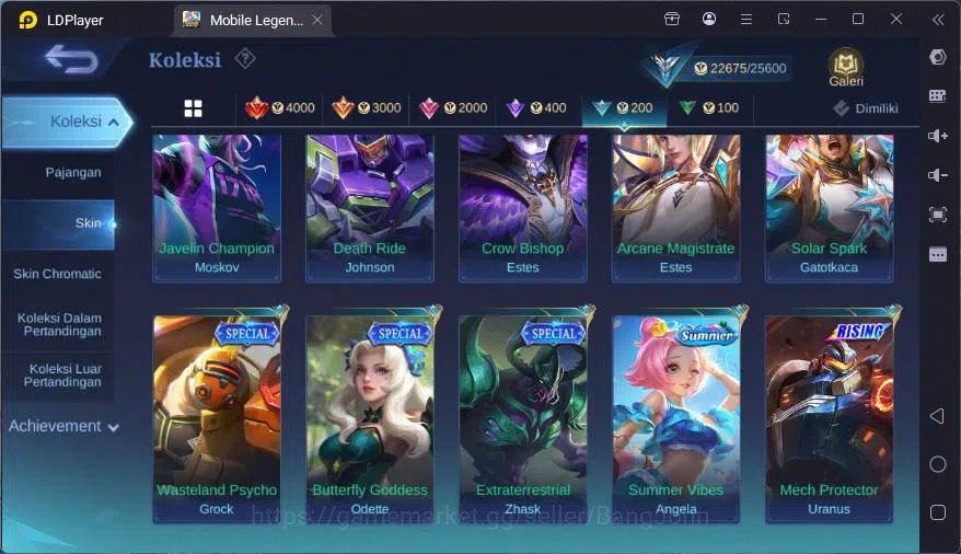 Mobile Legends: Bang Bang Accounts GLOBAL|Hero 68|Skin 103|Kof Karina,Covent Lylia,My image 13